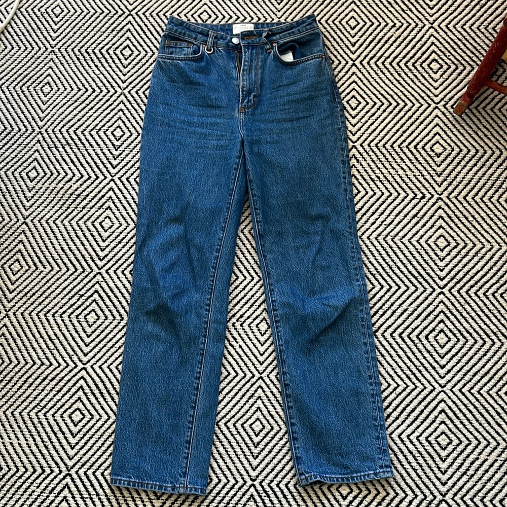 Neuw Nico straight leg jeans, size 26